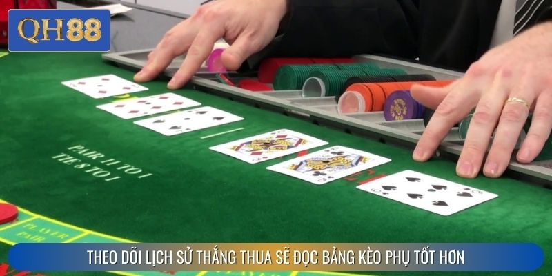Theo dõi lịch sử thắng thua sẽ đọc bảng kèo phụ tốt hơn