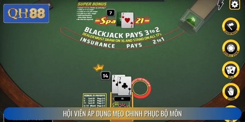 Hội viên áp dụng mẹo chinh phục bộ môn