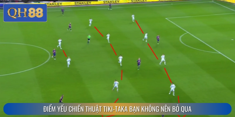 Hạn chế của tiki-taka giúp người chơi cân nhắc khi đặt cược