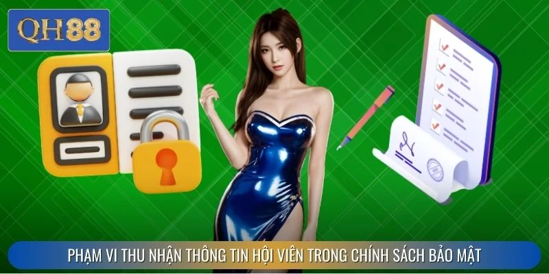 Phạm vi thu nhận thông tin hội viên trong chính sách bảo mật