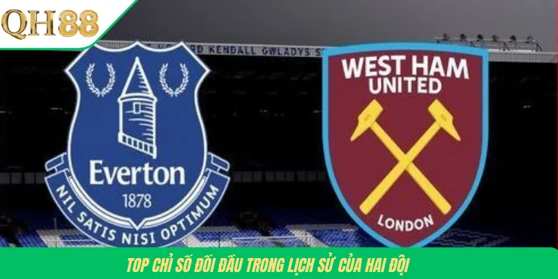 Top chỉ số đối đầu trong lịch sử của hai đội